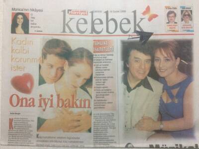 Hürriyet Gazetesi Kelebek Eki 16 Şubat 1998 - Müzikal İşbirliği GZ38555 - 1