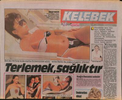 Hürriyet Gazetesi Kelebek Eki 16 Temmuz 1988 - Iglesiasın Aşk Ağacından Yapraklar GZ126082 - 1