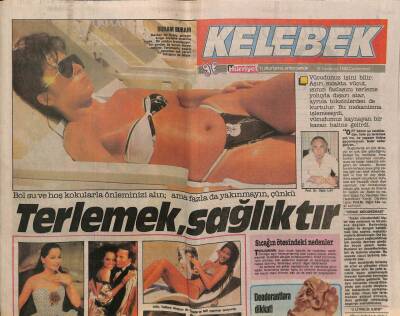 Hürriyet Gazetesi Kelebek Eki 16 Temmuz 1988 - Iglesiasın Aşk Ağacından Yapraklar... GZ93869 - 1