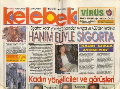Hürriyet Gazetesi Kelebek Eki 16 Temmuz 1992 - Virüs Konservatuvarı GZ61952 - 1
