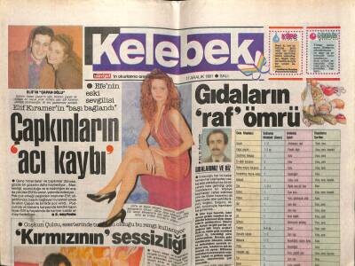 Hürriyet Gazetesi Kelebek Eki 17 Aralık 1991 - Kırmızının Sessizliği GZ63769 - 2