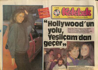Hürriyet Gazetesi Kelebek Eki 17 Ekim 1986 - Michael Jackson Şimdi de Stilistliği Deniyor GZ94089 - 1