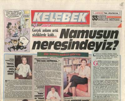 Hürriyet Gazetesi Kelebek Eki 17 Ekim 1988 - Murathan Mungan Mikserde Çalkalanıyoruz GZ82749 - 1