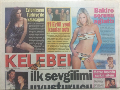 Hürriyet Gazetesi Kelebek Eki 17 Ekim 2005 - Arzu Yanardağ İlk Sevgilimi Uyuşturucudan Kaybettim, Erol Evgin Bizde De Yabancı Damat Var GZ27171 - 1