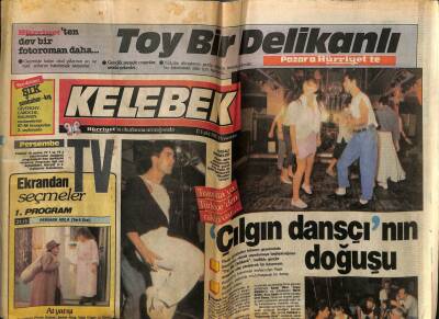 Hürriyet Gazetesi Kelebek Eki 17 Eylül 1987 - Victoria Principal , Christina Onassisi Oynamayı Reddetti GZ94233 - 1