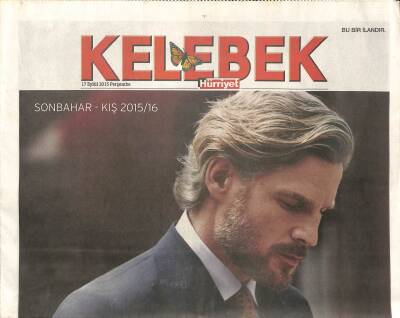 Hürriyet Gazetesi Kelebek Eki 17 Eylül 2015 - Eva Simons Sezen Aksuyla Düet Yapmak İsterim GZ116356 - 1