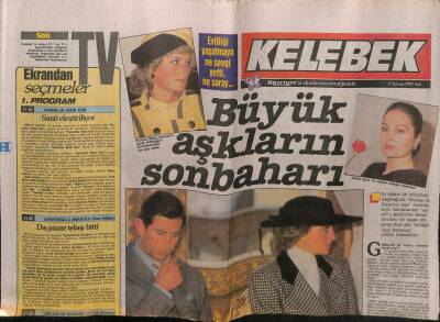 Hürriyet Gazetesi Kelebek Eki 17 Kasım 1987 - Türkan Şorayda Evlilikte Aradığını Bulamadı GZ63623 - 2