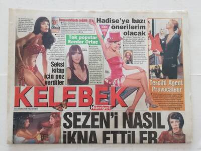Hürriyet Gazetesi Kelebek Eki - 17 Kasım 2008 - Gani Müjde Sezen Aksu Krizini Kelebeğe Anlattı - GZ45901 - 2