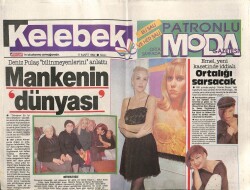 Hürriyet Gazetesi Kelebek Eki 17 Mart 1992 - Emel Müftüoğlu Ortalığı Sarsacak GZ63900 - 1