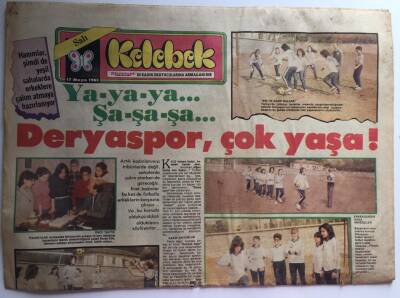 Hürriyet Gazetesi Kelebek Eki 17 Mayıs 1983 - Hanımlar Şimdi de Yeşil Sahalarda Erkeklere Çalım Atmaya Hazırlanıyor GZ39027 - 1