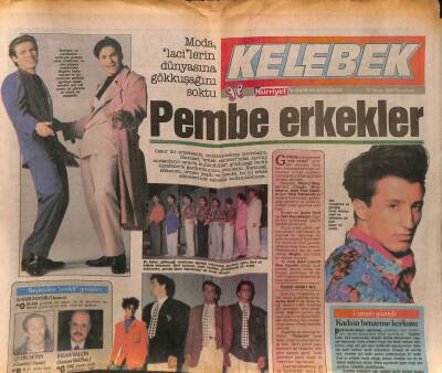 Hürriyet Gazetesi Kelebek Eki 17 Nisan 1989 - Zuhal Olcay Zaman Tünelinde GZ113700 - 1