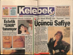 Hürriyet Gazetesi Kelebek Eki 17 Nisan 1992 - Türk Sanat Müzüğinde Safiye Soyma Devri GZ61963 - 1