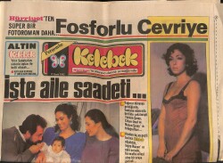 Hürriyet Gazetesi Kelebek Eki 17 Ocak 1985 - Türkan Şoray'ın Aile Saadeti - Hülya Avşar Tutku Fotoroman GZ146521 - 1