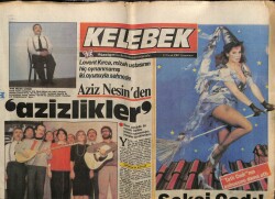 Hürriyet Gazetesi Kelebek Eki 17 Ocak 1987 - Aziz Nesinden Azizlikler GZ63531 - 2