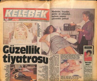 Hürriyet Gazetesi Kelebek Eki 17 Ocak 1989 - Güzellik Tiyatrosu GZ75656 - 1