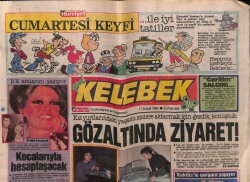 Hürriyet Gazetesi Kelebek Eki 17 Şubat 1990 - Nukhet Durudan Defile GZ63411 - 2