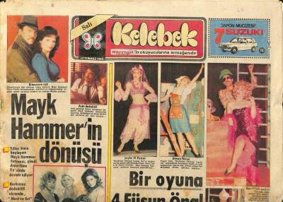 Hürriyet Gazetesi Kelebek Eki 17 Temmuz 1984 - Banu Alkan Neden Zarar Ediyor?... GZ88281 - 1