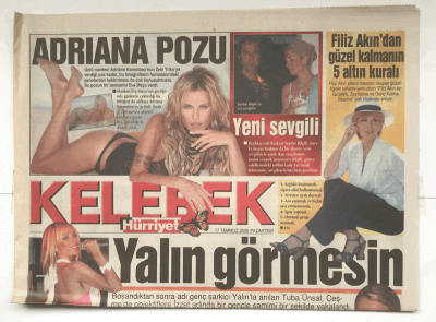 Hürriyet Gazetesi Kelebek Eki 17 Temmuz 2006 - İşte Hayalet Gemi GZ5282 - 1
