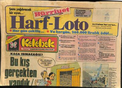 Hürriyet Gazetesi Kelebek Eki 18 Ağustos 1982 - Haldun Dormen Tiyatrosu , Şimdi Turne Tiyatrosu... GZ115327 - 1