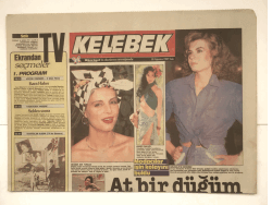 Hürriyet Gazetesi Kelebek Eki 18 Ağustos 1987 - Sezer Güvenirgil Denizi Balkona Taşıdı GZ5415 - 1