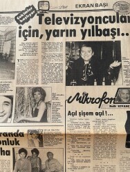 Hürriyet Gazetesi Kelebek Eki 18 Aralık 1983 - Ajda Pekkan Denetimli, Fatma Girik Rekorda, Nazan Şoray Bekliyor - Zeki Müren Yine Assolist GZ147379 - 2