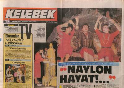Hürriyet Gazetesi Kelebek Eki 18 Aralık 1987 - Tom Miksi Tanıyalım GZ63800 - 2