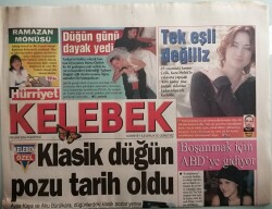 Hürriyet Gazetesi Kelebek Eki 18 Ekim 2004 Mehmet Ali Erbilden Sayan Ve Arto Eleştirisi -GZ44581 - 1