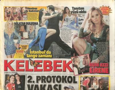Hürriyet Gazetesi Kelebek Eki 18 Ekim 2012 - Cengiz Semercioğlu Orhan Babanın Gecesine Neden Gitmiyorlar ? GZ115955 - 1