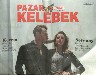 Hürriyet Gazetesi Kelebek Eki 18 Ekim 2015 - Şebnem Ferah Amerika Yolcusu, Hasret Giderdik GZ107238 - 1