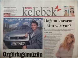 Hürriyet Gazetesi Kelebek Eki 18 Eylül 1998 Özgürlüğümüzün Bir Parçası - GZ44846 - 2