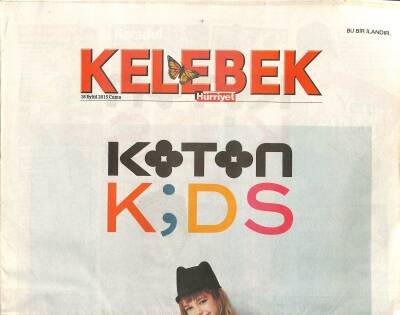 Hürriyet Gazetesi Kelebek Eki 18 Eylül 2015 - Lübnanlı Kardashian - Ebru Şancıya Diana Tacı GZ116351 - 1