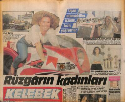Hürriyet Gazetesi Kelebek Eki 18 Haziran 1988 - Carlos Saura , El Dorado Başarısını , İki Güzele Borçlu... GZ93960 - 1
