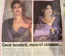 Hürriyet Gazetesi Kelebek Eki 18 Haziran 1990 - Türkan Şoray Pek Tutumlu - Gönül Yazarlı, Erol Evgin'li Bol Kahkaha'lı Gece GZ138154 - 2