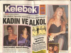 Hürriyet Gazetesi Kelebek Eki 18 Haziran 1990 - Türkan Şoray Pek Tutumlu - Gönül Yazarlı, Erol Evgin'li Bol Kahkaha'lı Gece GZ138154 - 1