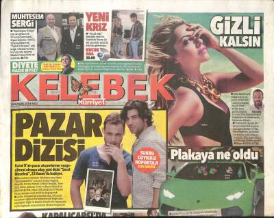 Hürriyet Gazetesi Kelebek Eki 18 Kasım 2014 - Özcan Denizden Neşet Ertaş Türküsü GZ125687 - 1