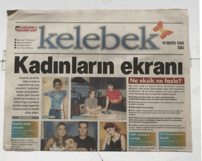 Hürriyet Gazetesi Kelebek Eki 18 Mayıs 1999 - Kadınların Ekranı GZ7339 - 1