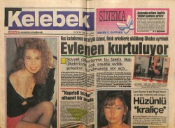 Hürriyet Gazetesi Kelebek Eki 18 Ocak 1991 - Evlenen Kurtuluyor GZ61961 - 2