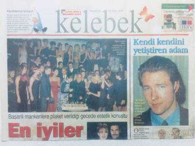 Hürriyet Gazetesi Kelebek Eki 18 Ocak 1999 - En İyiler Buluştu GZ42247 - 1