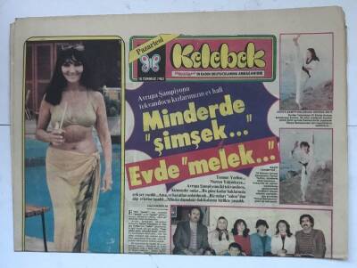 Hürriyet Gazetesi Kelebek Eki 18 Temmuz 1983 - Kaldırım Serçesi İrma Günlerine Dönüyor... GZ8150 - 1