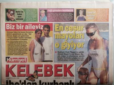 Hürriyet Gazetesi Kelebek Eki 19 Ağustos 2005 İbrahim Tatlısesden Kurbanlı Senfonili Konser - GZ44127 - 2
