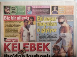 Hürriyet Gazetesi Kelebek Eki 19 Ağustos 2005 İbrahim Tatlısesden Kurbanlı Senfonili Konser - GZ44127 - 1
