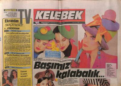 Hürriyet Gazetesi Kelebek Eki 19 Ekim 1987 - Genco Erkal Karlı Köyünü Özledi GZ63646 - 1