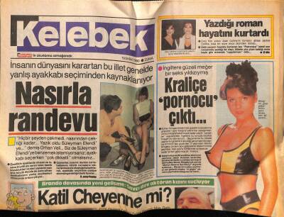 Hürriyet Gazetesi Kelebek Eki 19 Ekim 1990 - AIDS Aşıdan Çıktı GZ75743 - 1