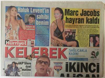 Hürriyet Gazetesi Kelebek Eki 19 Ekim 2005 - İkinci Alişan Vakası Metin Şentürk de Gay Rolünde , Müjdat Gezen Ve Perihan Kutman Evli Zannediliyor GZ18799 - 1