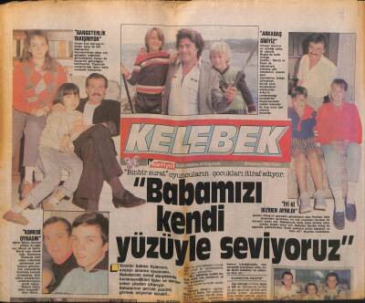 Hürriyet Gazetesi Kelebek Eki 19 Haziran 1988 - Mireille İlk Kez Yönetmen , Sanatıyla Kumar Oynuyor GZ93961 - 1