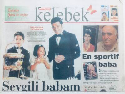 Hürriyet Gazetesi Kelebek Eki 19 Haziran 1998 - Hakan Ural,Sevgili Babam GZ41788 - 1