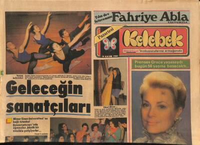 Hürriyet Gazetesi Kelebek Eki 19 Kasım 1984 - Çin Yönetimi Çöpçatanlık Yapıyor... GZ115103 - 1