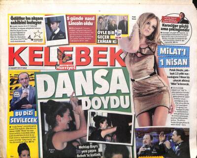 Hürriyet Gazetesi Kelebek Eki 19 Mart 2013 - Hande Doğandemir Nejatı Peşinden Koşturdu GZ124998 - 1