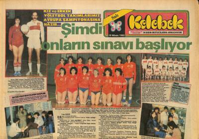 Hürriyet Gazetesi Kelebek Eki 19 Nisan 1983 - Türkiyenin En Uzun Sahil Şeridindeyiz GZ127641 - 1