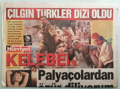 Hürriyet Gazetesi Kelebek Eki 19 Ocak 2006 Palyaçolardan Özür Diliyorum -GZ37881 - 1